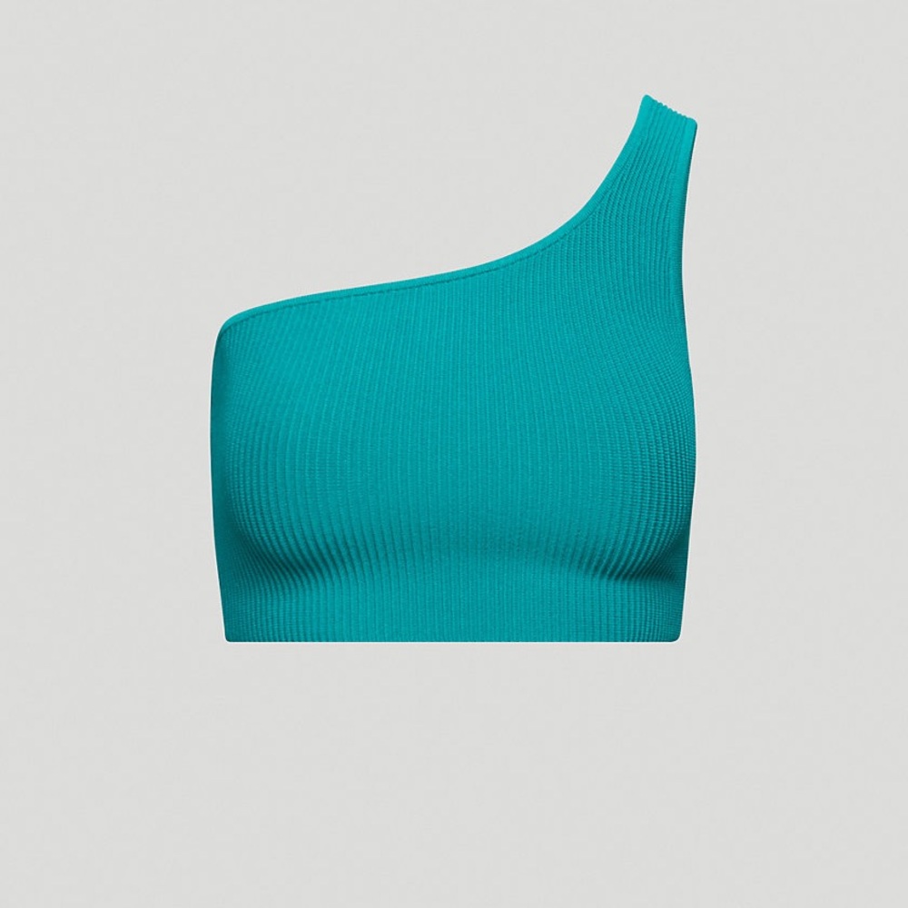 Aritzia Babaton Sculpt Knit One-Shoulder Cropped Tank, size small